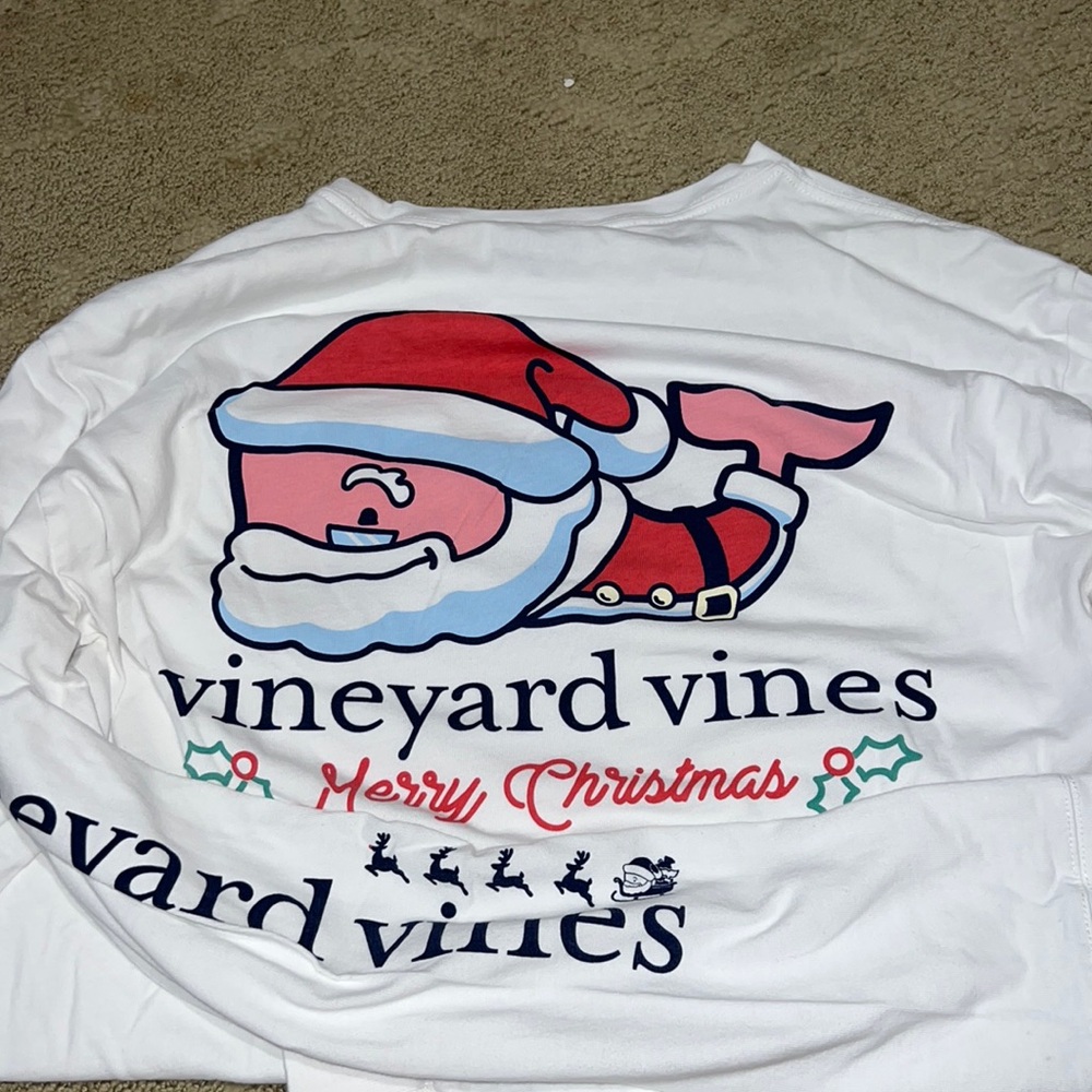 Christmas Vineyard Vines Long Sleeve T